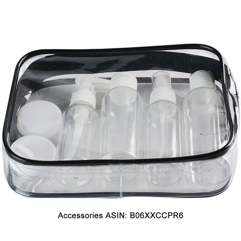 ScivoKaval Clear Carry-On Travel Toiletry Bag TSA 3 1 1 Airline Quart Bag 1 Quart Sized with Zipper for Men and Women 1 Pack - Image 5